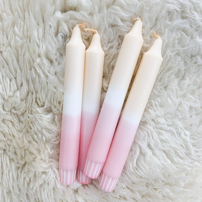 Dip Dye Design Kerzen